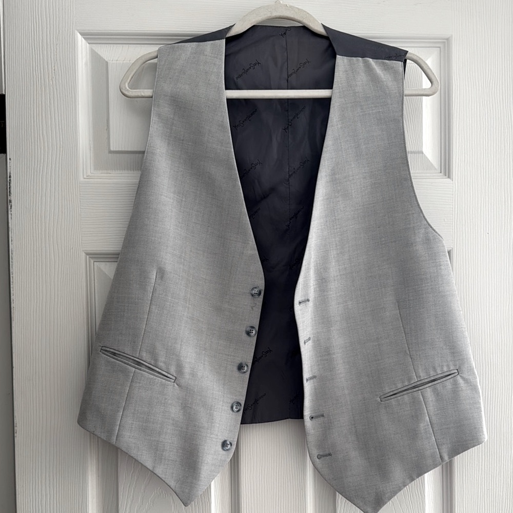 Yves Saint Laurent Vintage Light Blue suit Vest
